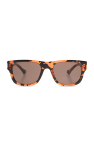 HUGO square sunglasses with yellow lens