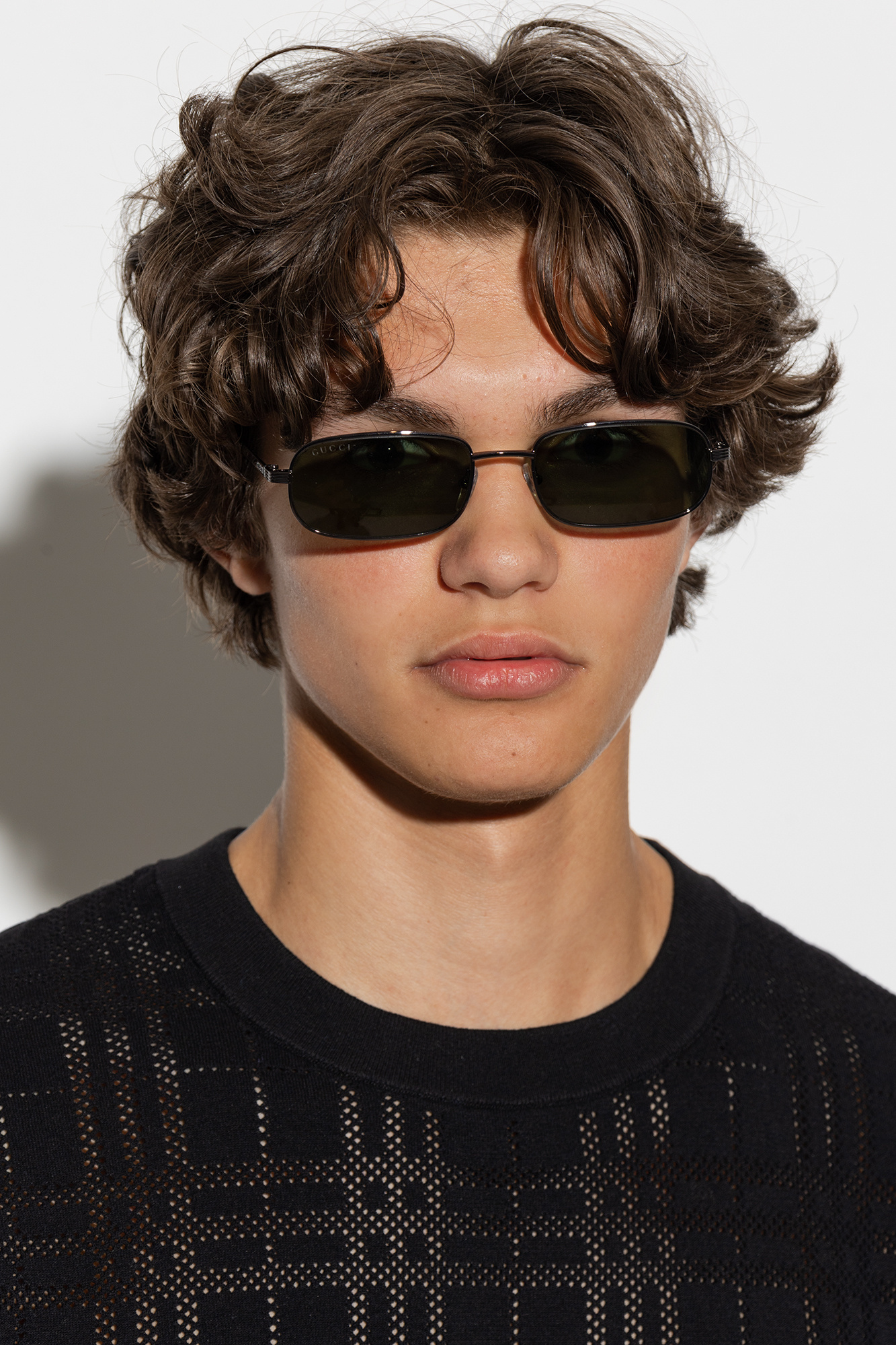 Gucci Burberry Eyewear Burberry Be4298 Top Black On Print Tb Red Sunglasses