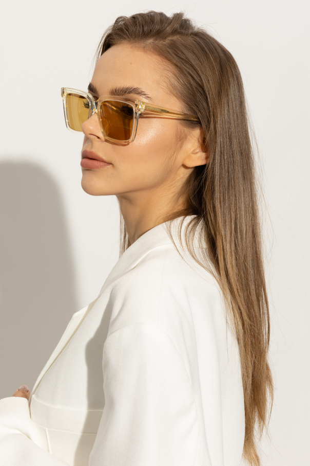 Bottega Veneta Logo-engraved lunettes sunglasses