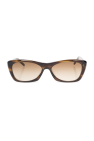 Gianfranco Ferré Pre-Owned logo-print wraparound-frame sunglasses Schwarz
