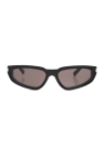 Skull aviator-frame sunglasses