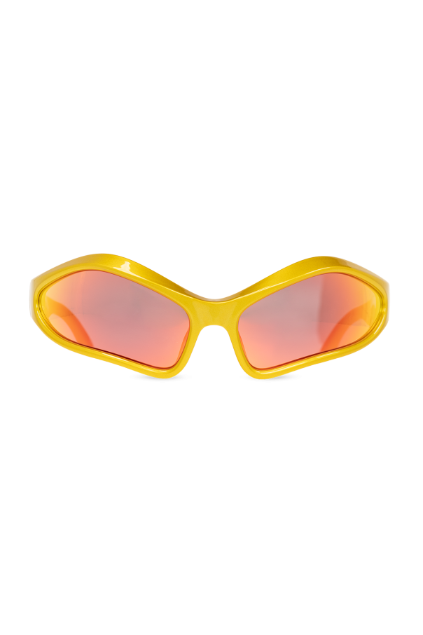 Balenciaga ‘Fennec Oval’ mirrored sunglasses