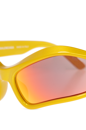 Balenciaga ‘Fennec Oval’ mirrored sunglasses