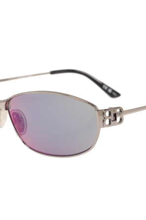 Balenciaga rectangle-frame Sunglasses with logo