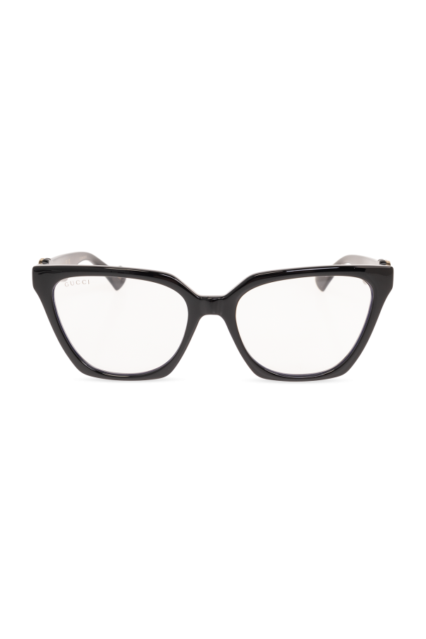 Gucci Okulary korekcyjne z nakładką przeciwsłoneczną