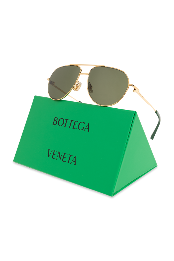 Bottega Veneta wraparound-frame sunglasses