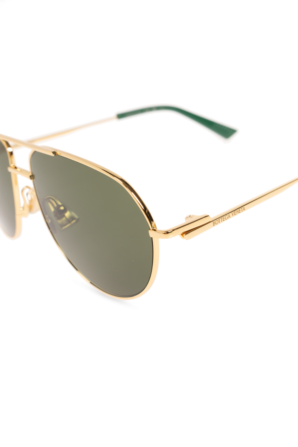 Bottega Veneta wraparound-frame sunglasses