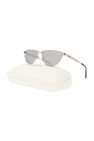 Alexander McQueen SILVER Sunglasses with skull detail