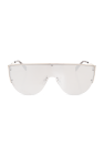 Alexander McQueen SILVER Sunglasses with skull detail