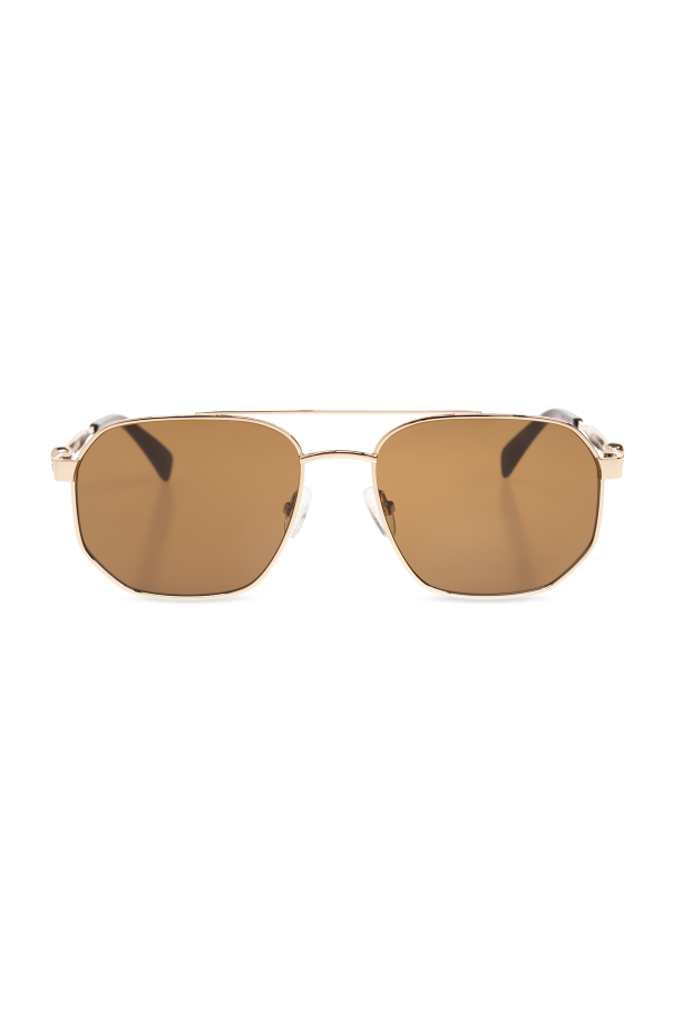 Mega Spotted Havana sunglasses od Alexander McQueen