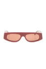 brown cat-eye sunglasses
