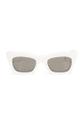 Balenciaga Eyewear logo-print square-frame sunglasses Schwarz