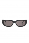 Alaia Oliver Peoples Bernardo squared frame sunglasses