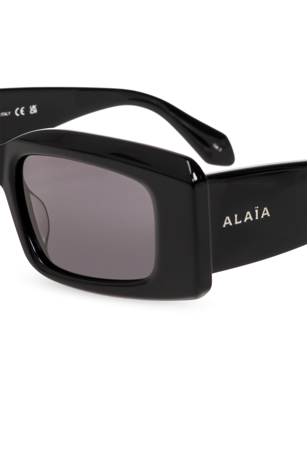 Alaïa sunglasses Side with logo