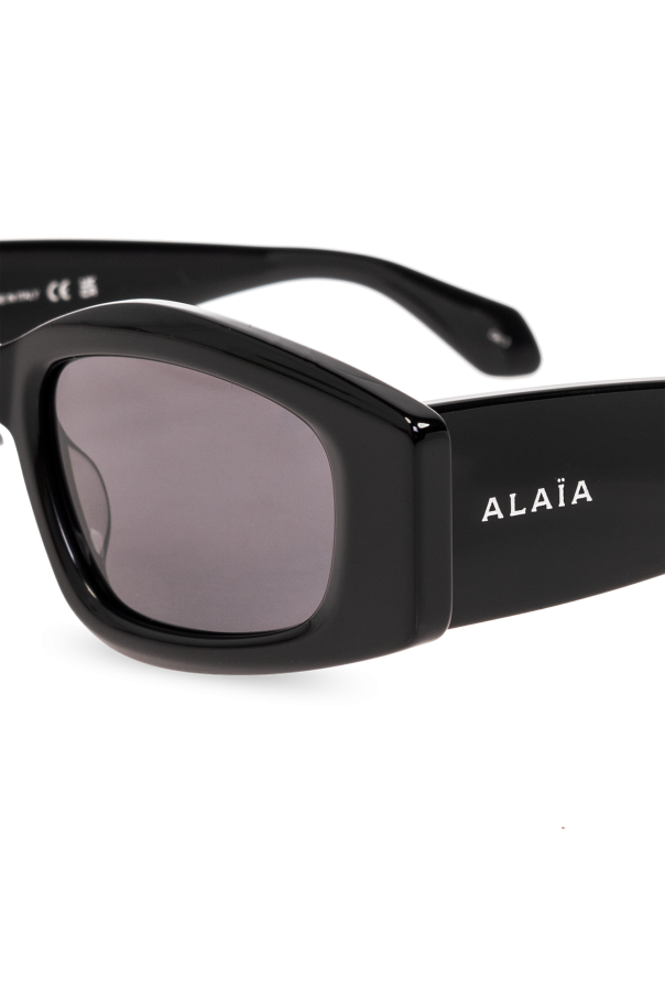 Alaïa cat sunglasses with logo