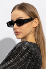 Alaïa BLACK Sunglasses with logo