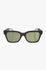 valentino eyewear rectangular vlogo frame sunglasses item