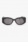 Gucci Eyewear tinted-lens round-frame sunglasses Schwarz