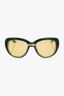 square-frame sunglasses Schwarz