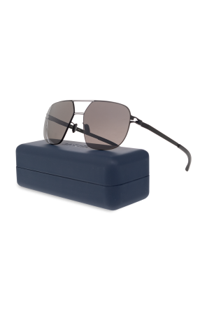 LOUIS VUITTON Z1391W 93L Black Sunglasses Gray Lens