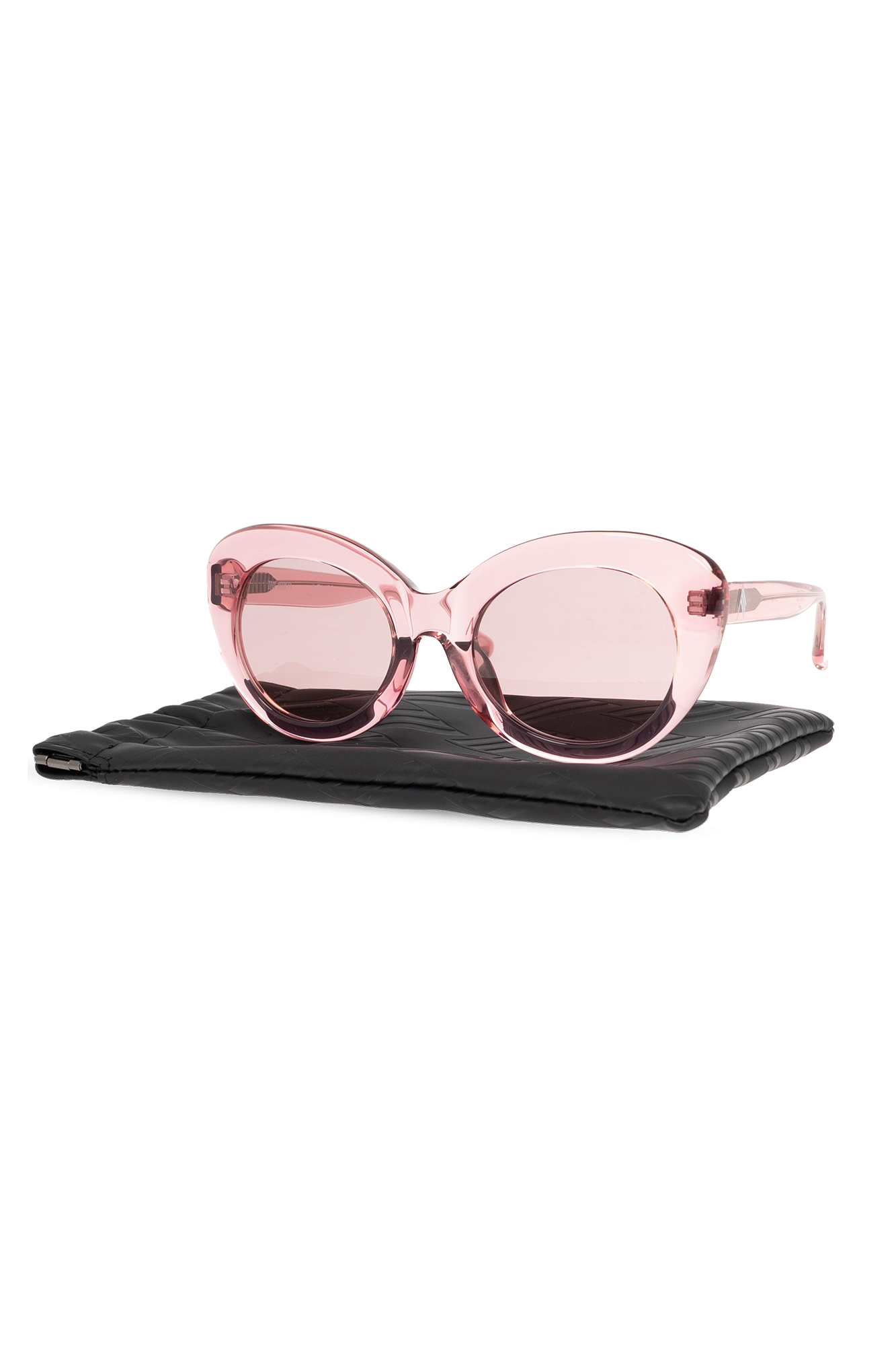 Linda Farrow Oval Eye Sunglass - Pink