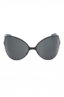 Clear Acetate and Metal So Real Brow Bar Sunglasses