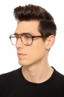 Moscot BROWN ‘Bjorn’ eyeglasses with logo