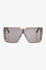 gucci eyewear square frame logo sunglasses item