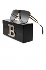 Balmain Bottega Veneta Eyewear rectangular-frame sunglasses Schwarz
