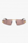 Accessorize Brown Metal Sunglasses