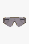 tortoiseshell-effect round-frame sunglasses Braun
