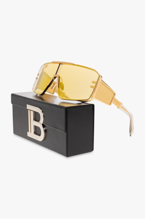 Balmain ‘Le Masque’ browne sunglasses