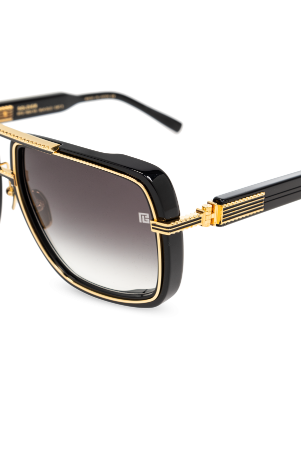 Balmain ‘Soldier’ oval-frame sunglasses