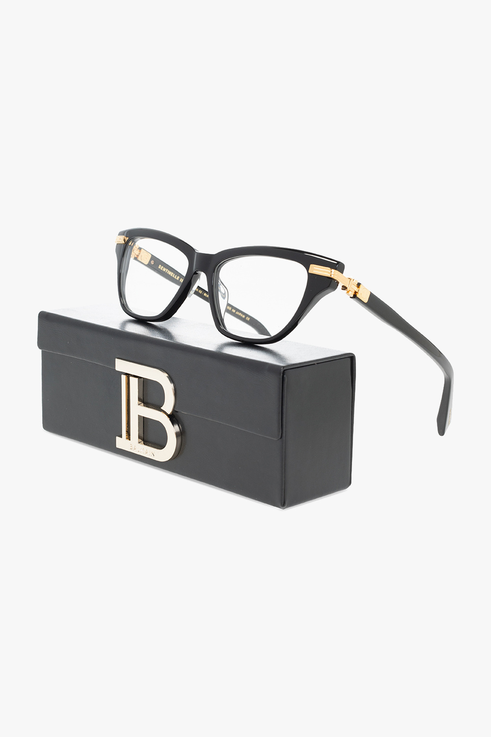 balmain logo Optical glasses with logo