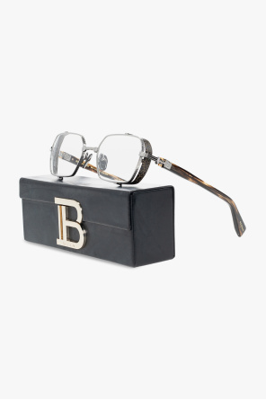 Balmain platform Optical glasses with logo