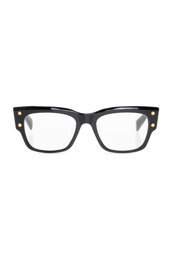 balmain show Optical glasses with logo