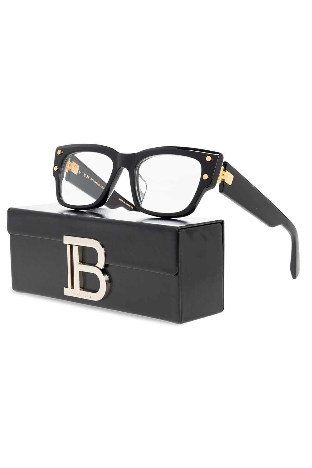 balmain show Optical glasses with logo
