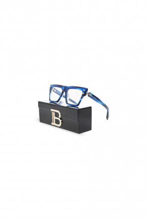 Balmain Gold Optical glasses with logo