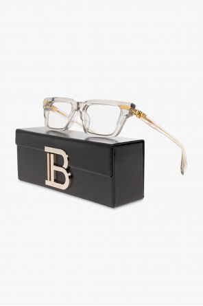 balmain were ‘Sentinelle IV’ optical glasses
