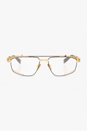 ‘brigade v’ optical glasses od Balmain