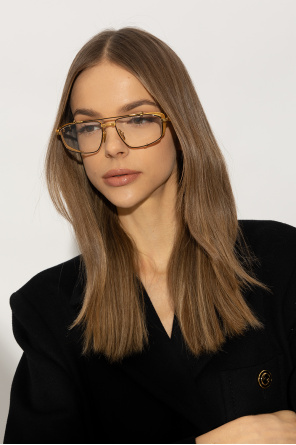 ‘brigade v’ optical glasses od Balmain