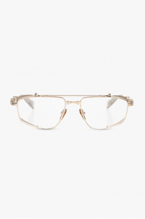 ‘brigade v’ optical glasses od Balmain