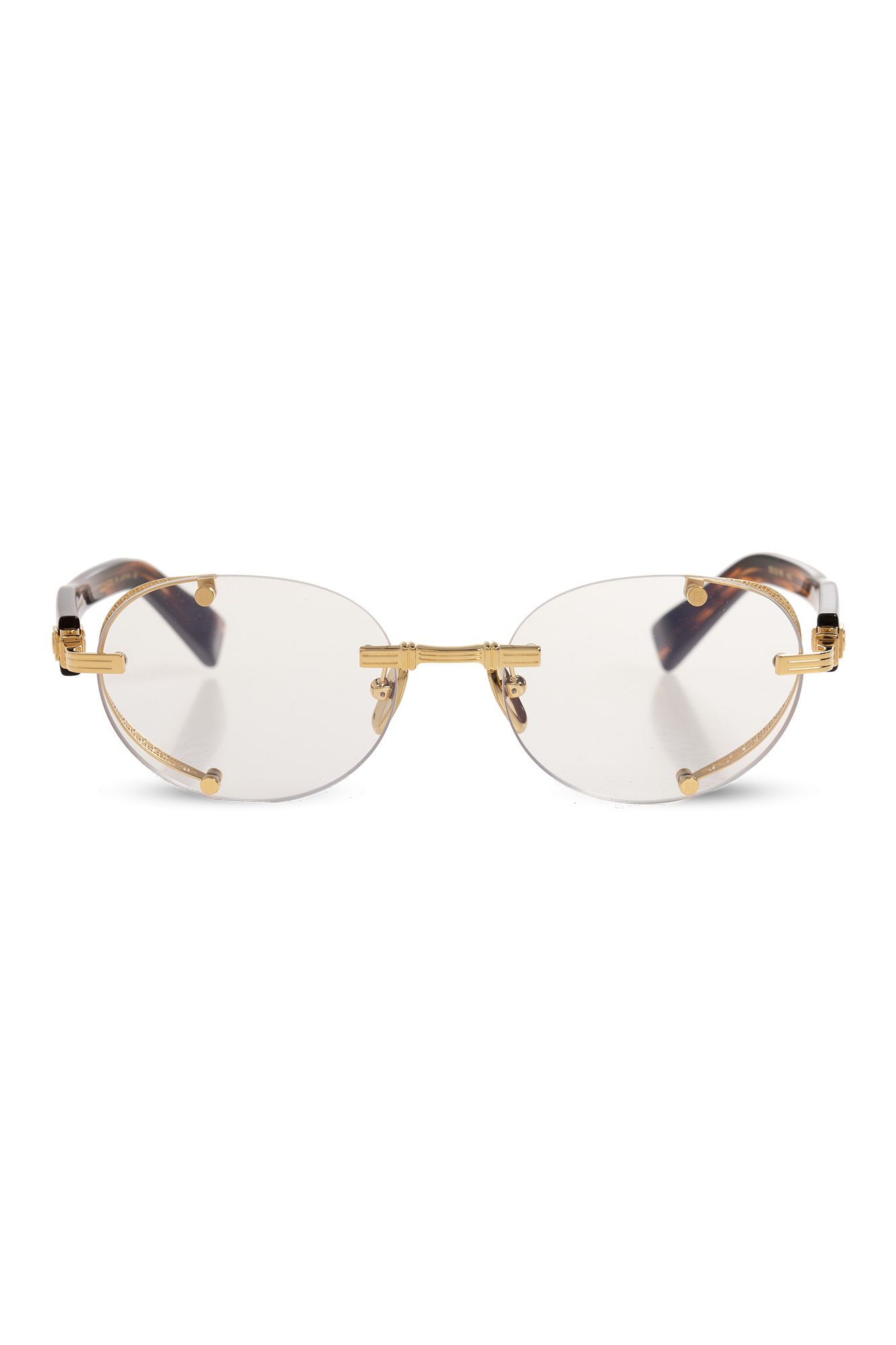 balmain buttoned ‘Monsieur’ optical glasses