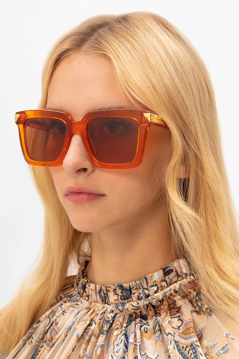 Bottega Veneta BV1122S Women Sunglasses - Orange