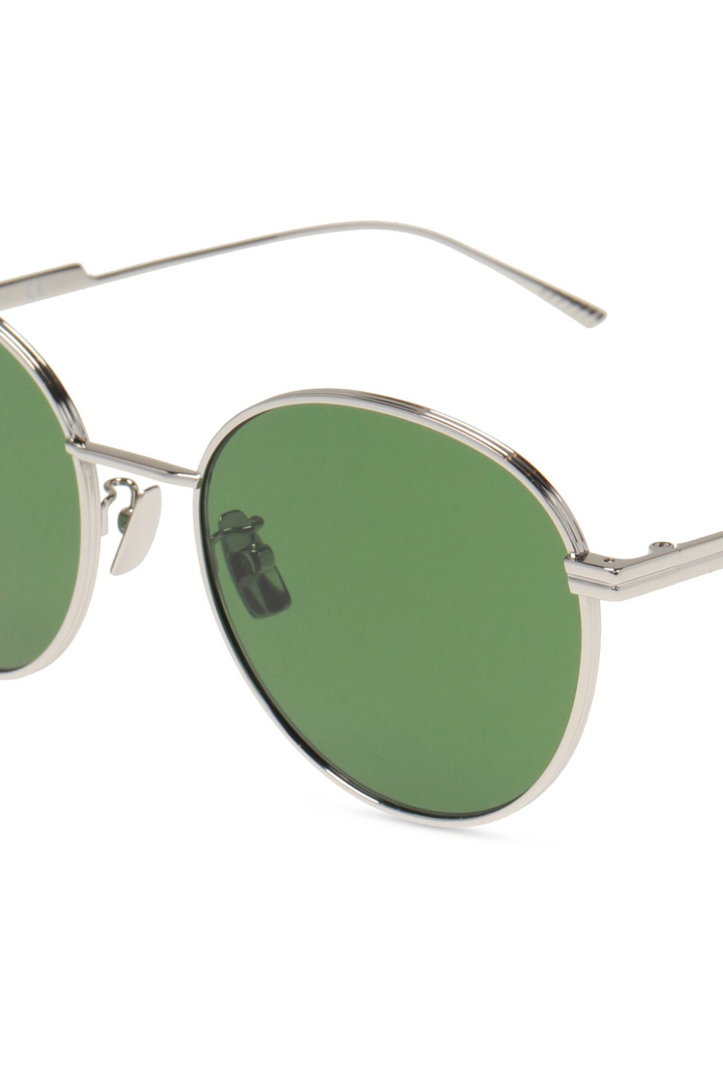 Bottega Veneta Green Geometric Sunglasses BV0201S 004 60