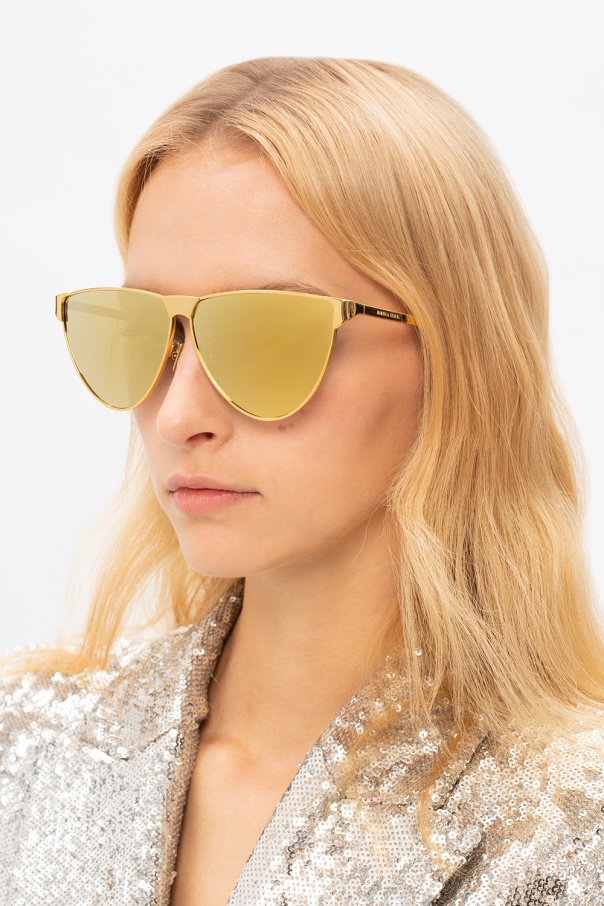 Bottega Veneta Okulary przeciwsłoneczne z logo