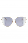 Burberry stripe-detail square-frame sunglasses