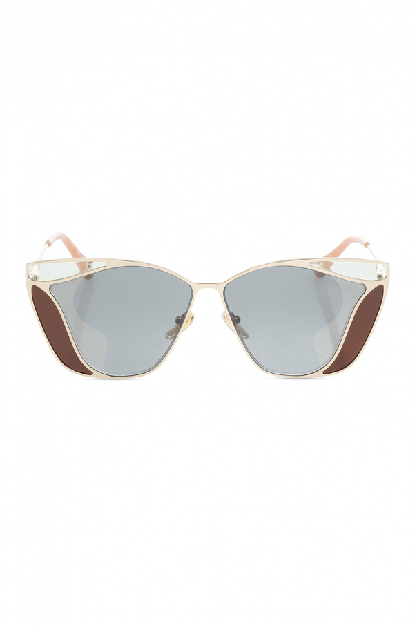Chloé Chega a SVD o modelo RICK sunglasses Rose da marca que pertence a a campanha Fall Winter 2020