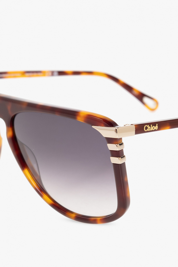 Chloé ‘West’ metallic sunglasses