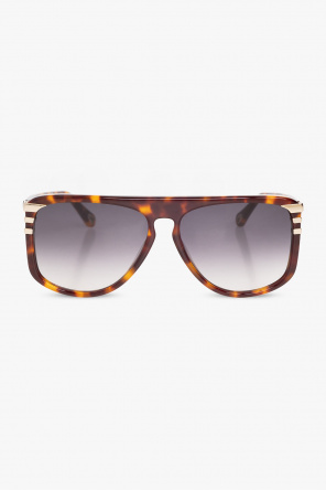 cat eye-frame gradient sunglasses